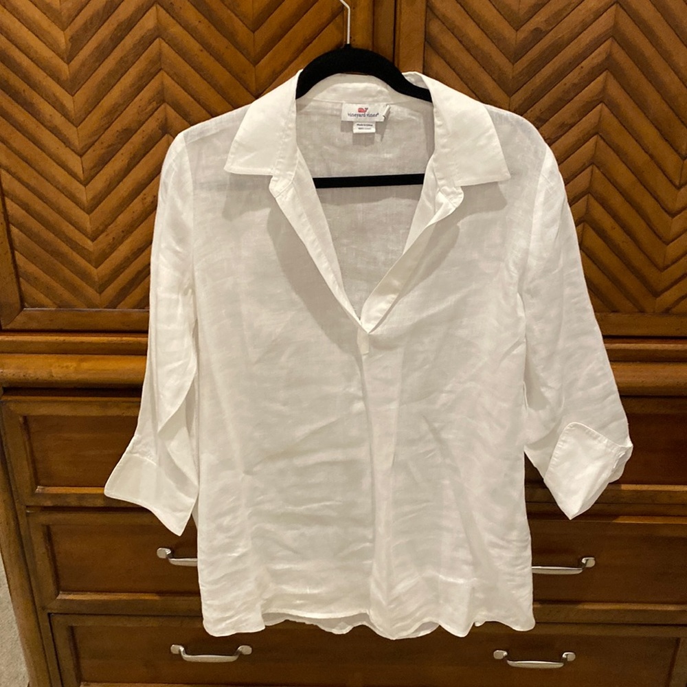 Vineyard vines size small linen tunic